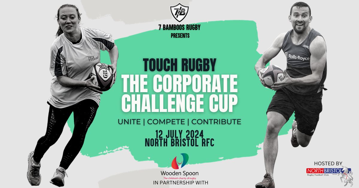 The Corporate Challenge Cup 2024 takes place on 12 July at North Bristol RFC