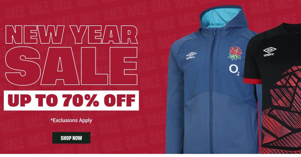 Get up to 70% for the England Rugby Store