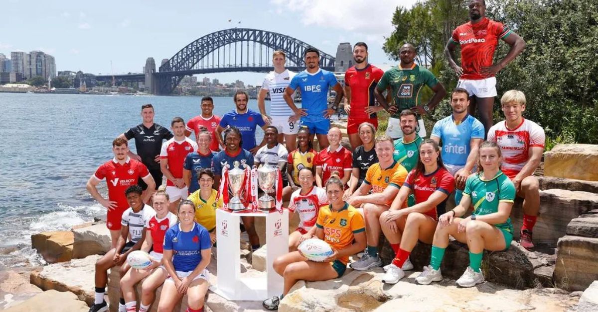 The world-famous Sydney Harbour Bridge provided the backdrop as captains of the 28 men’s and women’s teams gathered ahead of the HSBC Sydney Sevens which kicks off on Friday, 27 January.