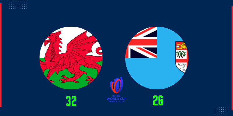 Wales beat Fiji 32-26