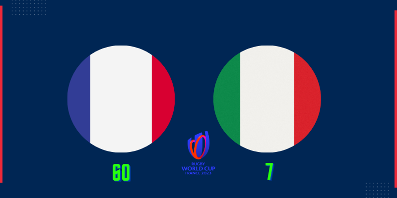 France beat Italy 60:7