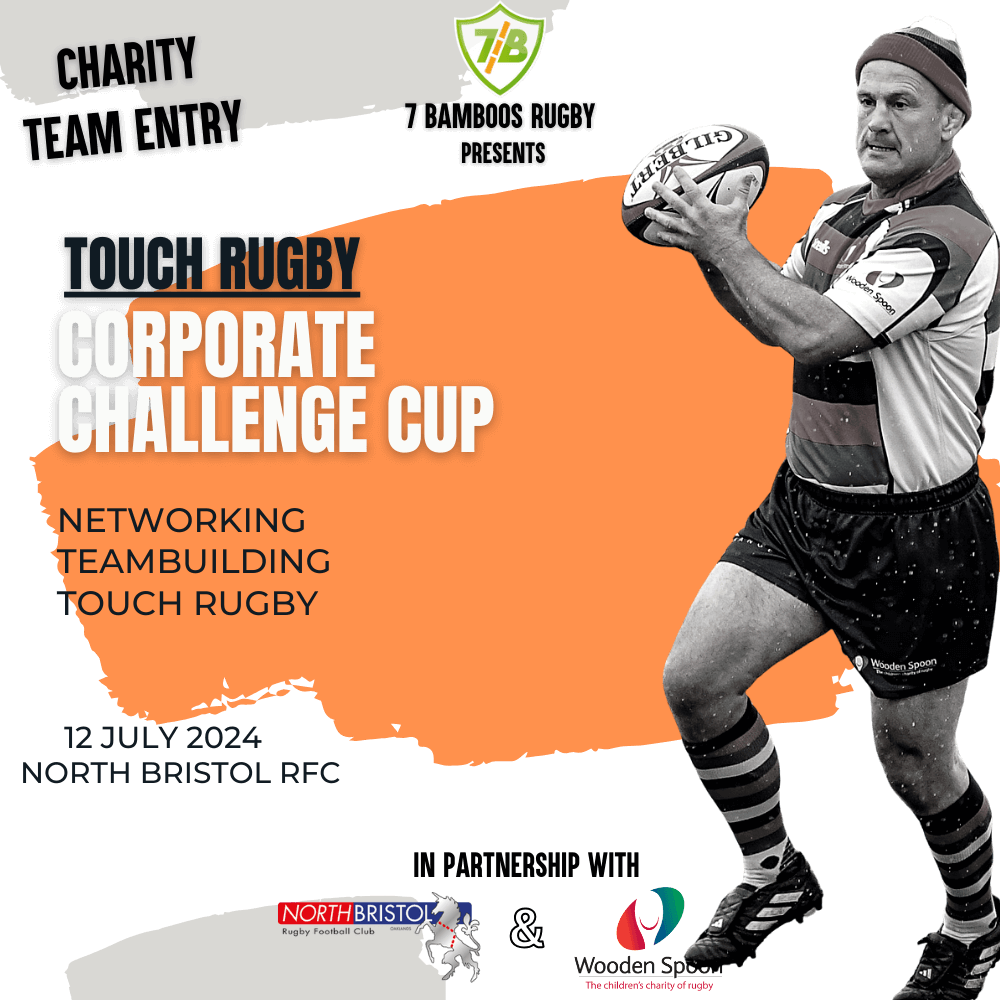 Charity Team Ticket for the Corporate Challenge Cup on 12 July 2024 at North Bristol RFC.