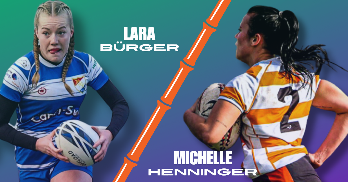German rugby talents Lara Bürger and Michelle Henninger join 7 Bamboos RFC for the North Dorset 7s.
