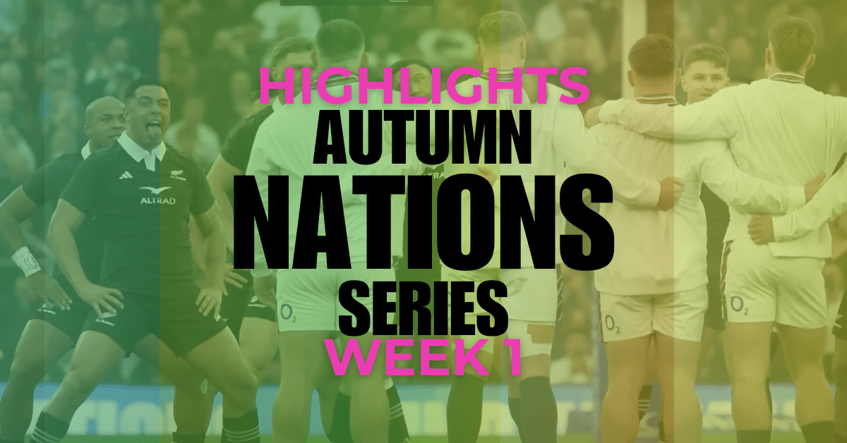 Highlights of the opening weekend of the Autumn Nations Series